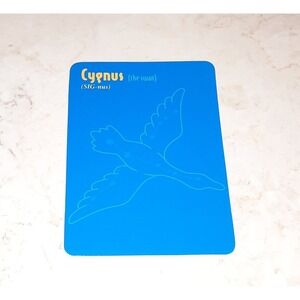 Vintage 1999 Stargo Game Replacement Piece CYGNUS The Swan CARD